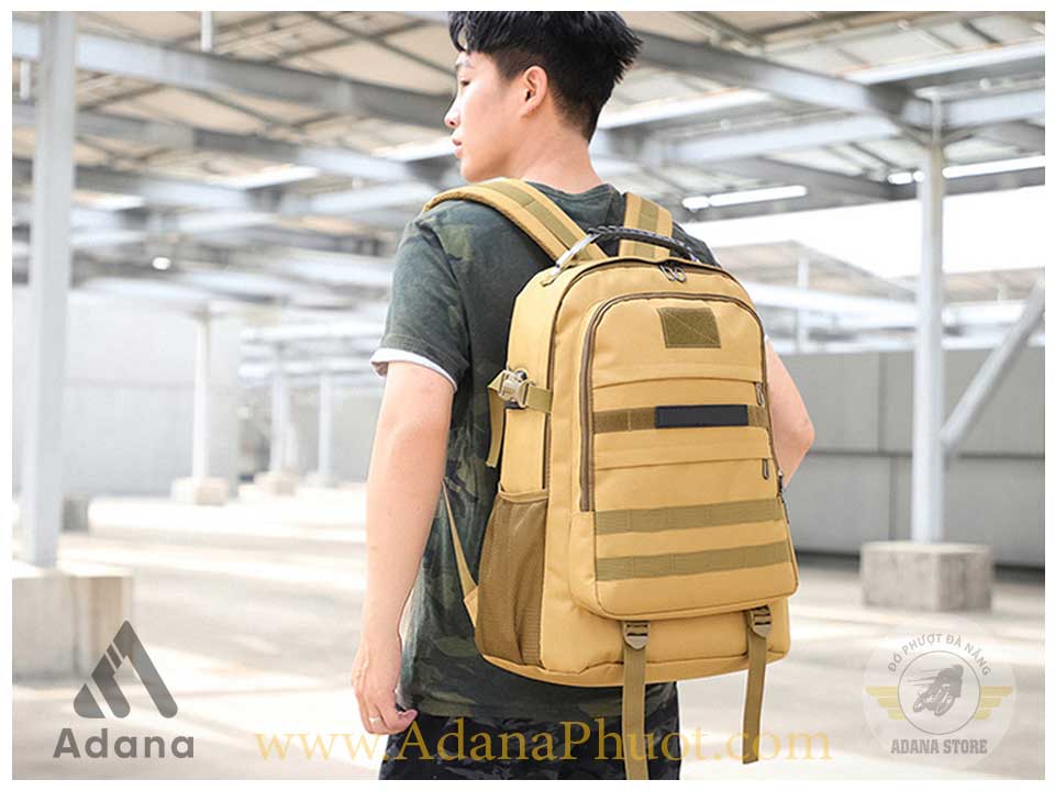 Balo Chiến Thuật 600D - Màu Vàng Cát